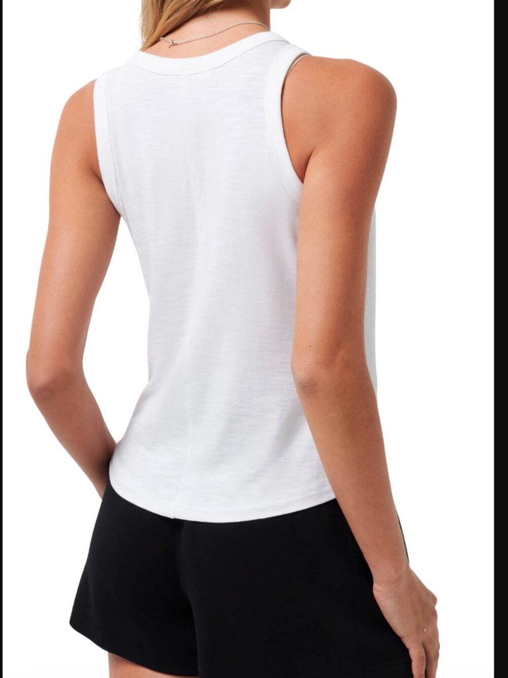 TravisMathew Cloud 2.0 Cotton Tank Travis Mathew Women's S, Heather White - Picture 14 of 15